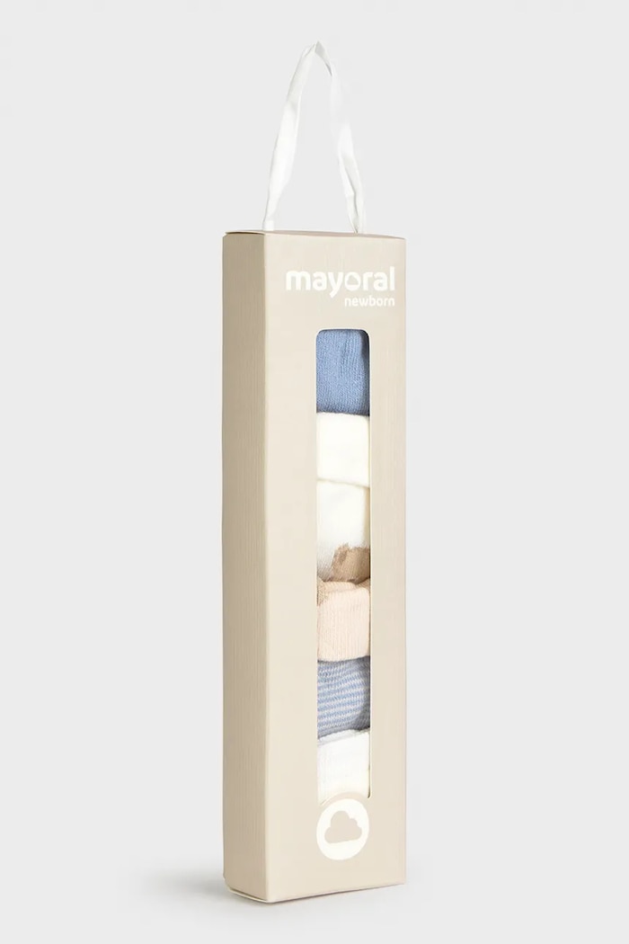 Момче Mayoral Newborn чорапи за бебе 4 броя 9112.2F.Newborn.9BY2 син