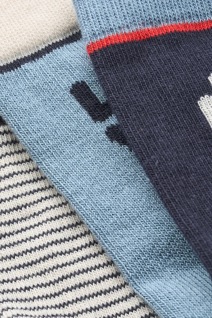 Liewood Skarpety dziecięce Silas Socks 3-pack LW15118.9BY2 niebieski AW26