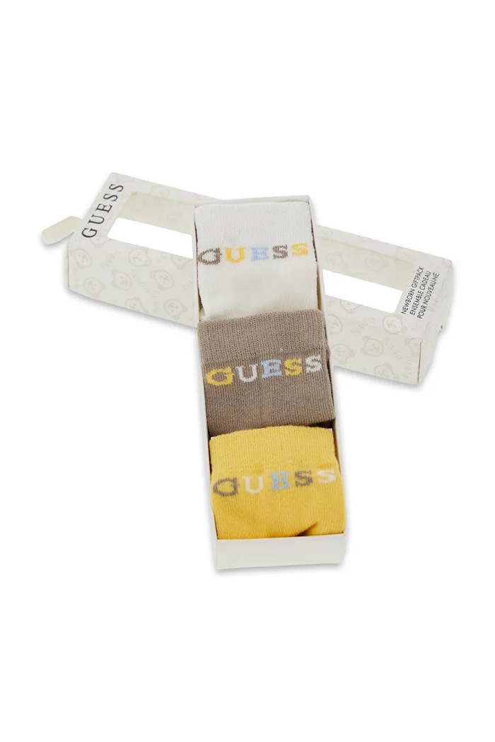 Guess skarpety dziecięce 3-pack H6YZ19.Z0938.9BY2 biały AW26