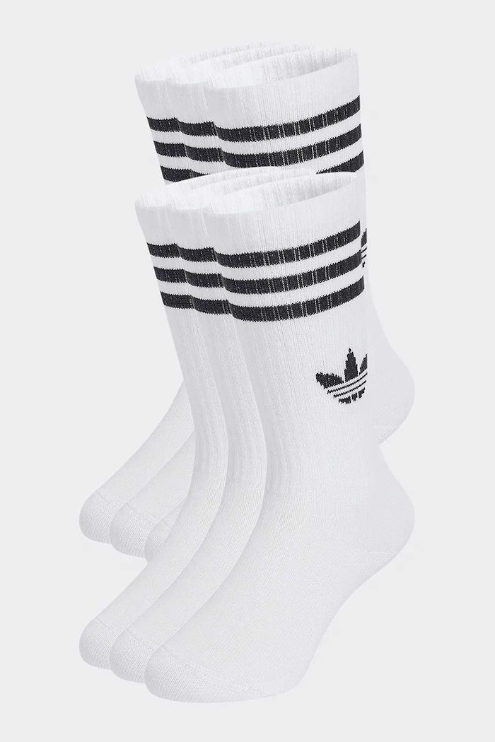 adidas Originals шкарпетки дитячі 6 шт. білий KU2002