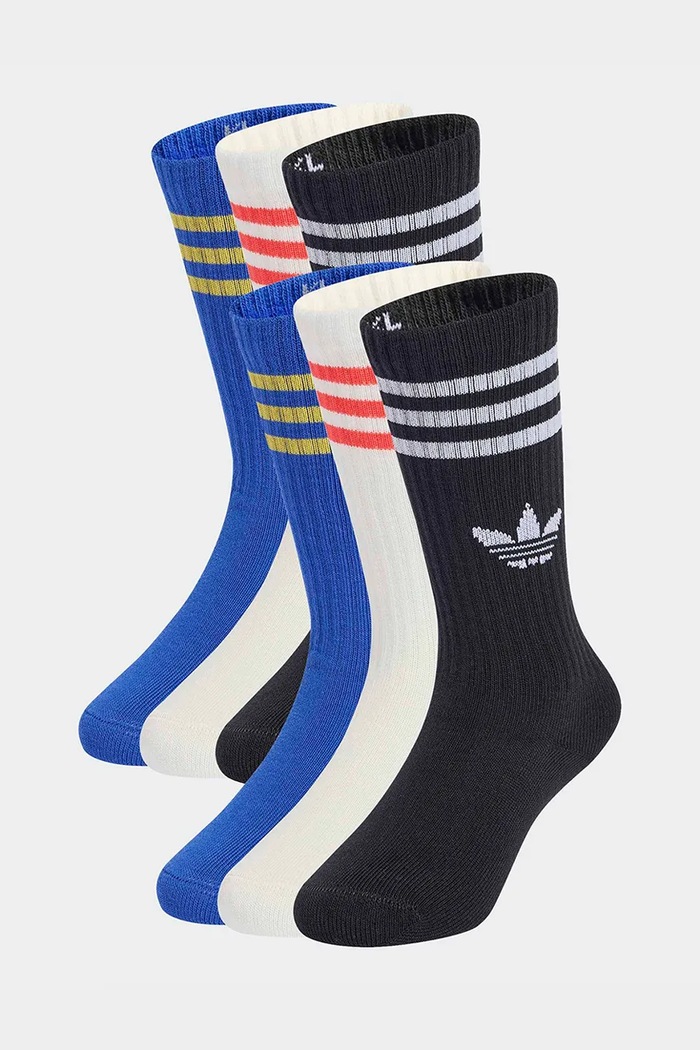 adidas Originals calzini per bambini pacco da 6 multicolore KT1998