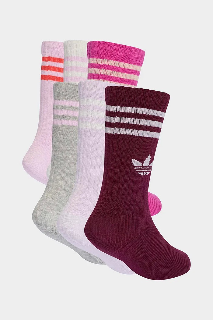adidas Originals calzini per bambini pacco da 6 KT1999 rosa AW26