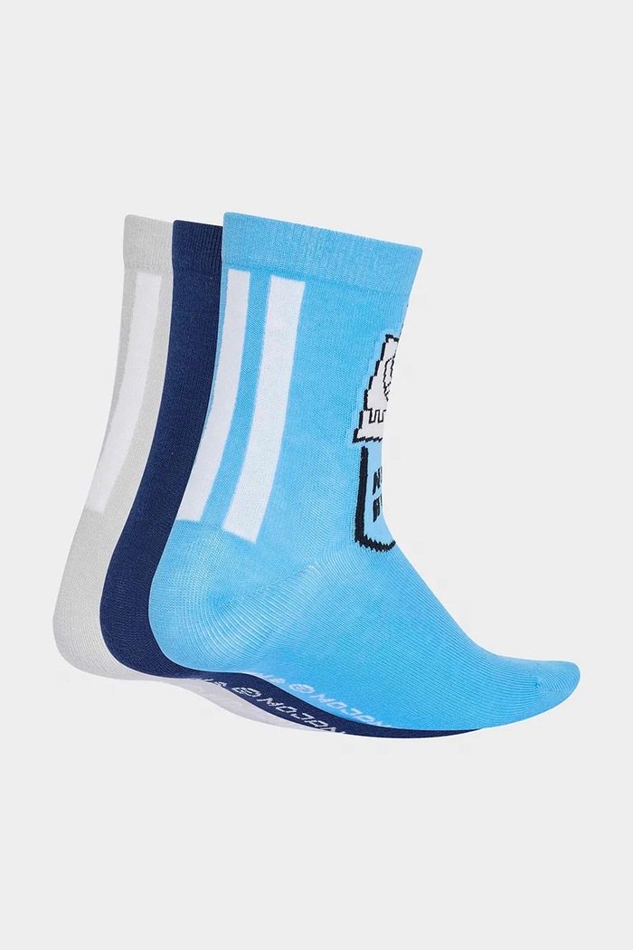 adidas Performance čarape za djecu MINECRAFT 3-pack HZ9518 plava AW26
