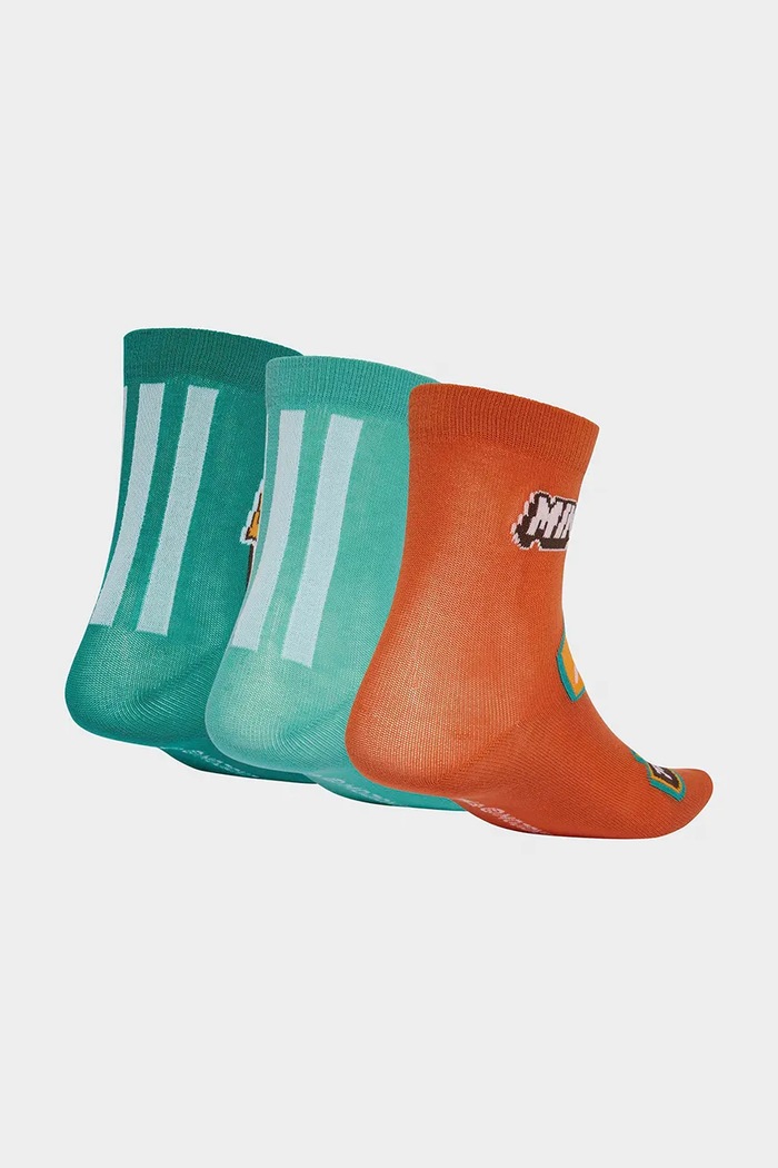 adidas Performance čarape za djecu MINECRAFT 3-pack KR2354 tirkizna AW26