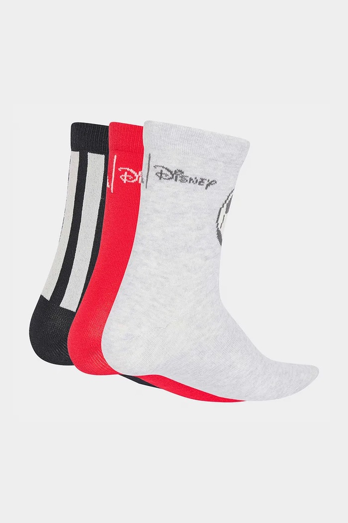 adidas Performance nogavice otroške DISNEY MICKEY MOUSE paket 3 kosov KR2340 rdeča AW26