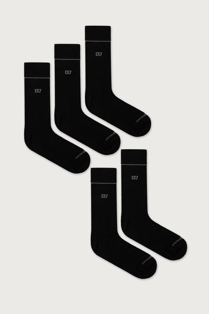 CR7 Cristiano Ronaldo Skarpety męskie z bawełną 5-pack czarny 8275.80.111