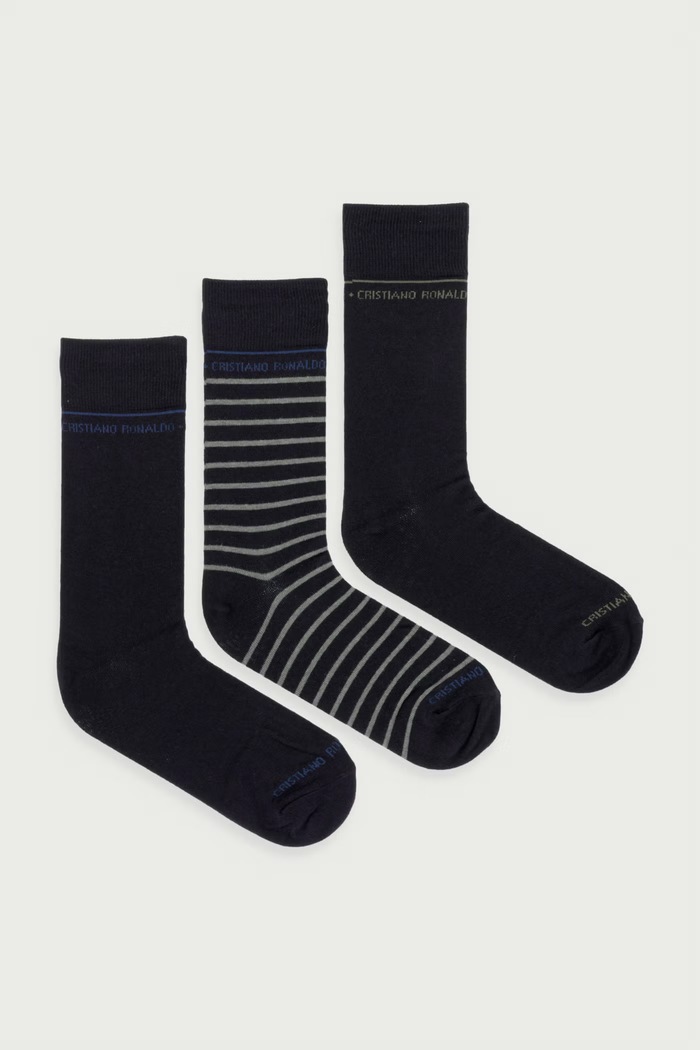 CR7 Cristiano Ronaldo Skarpety męskie 3-pack czarny 8273.80.175