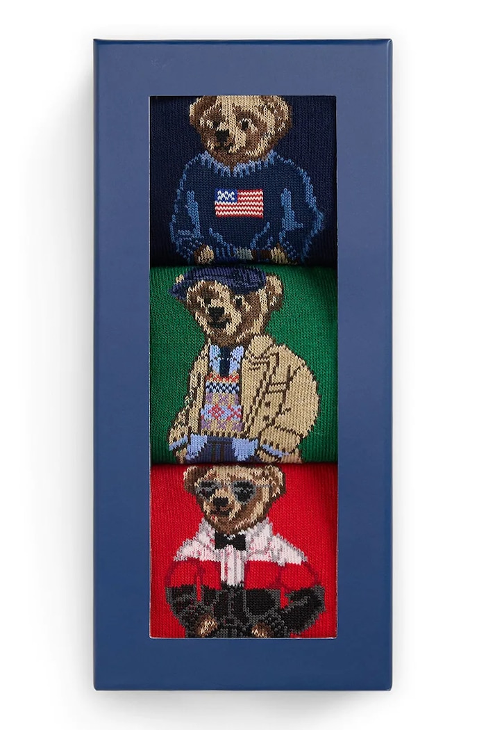 Polo Ralph Lauren Skarpety męskie 3-pack 449P22357001 multicolor AW26
