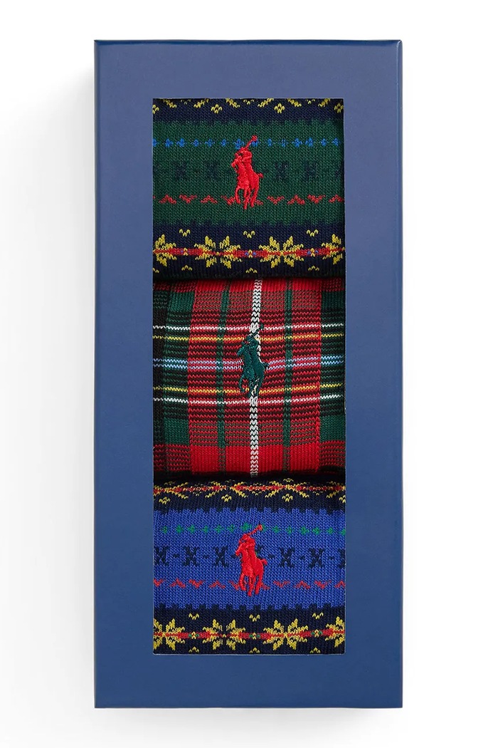 Polo Ralph Lauren Skarpety męskie z bawełną 449P22355001 czarny AW26