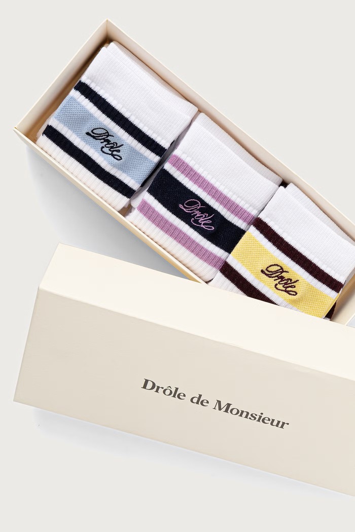 Odzież Drôle de Monsieur Skarpety męskie 3-pack M.SK118.CO024 multicolor