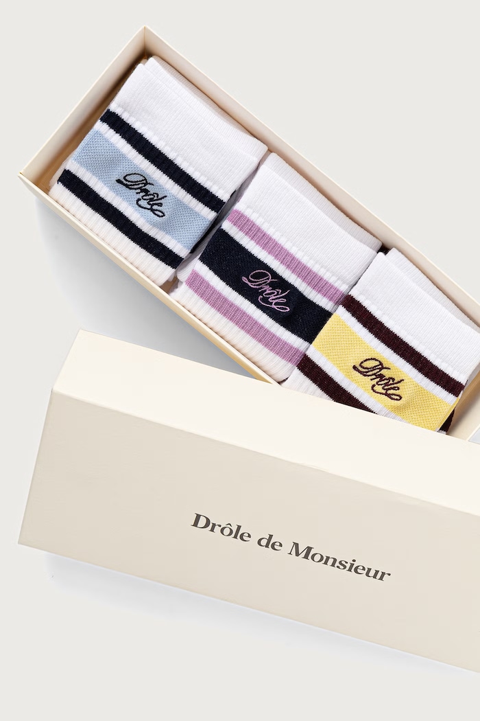 Odzież Drôle de Monsieur Skarpety męskie 3-pack M.SK118.CO024 multicolor
