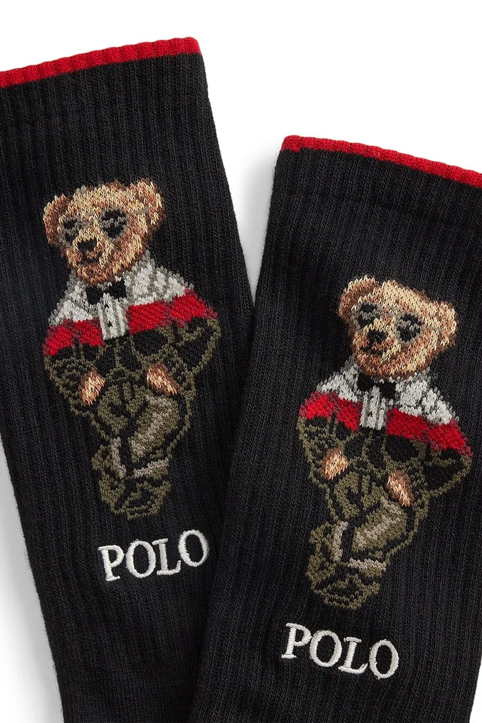 Polo Ralph Lauren skarpety męskie 6-pack 449P22353 czerwony AW26