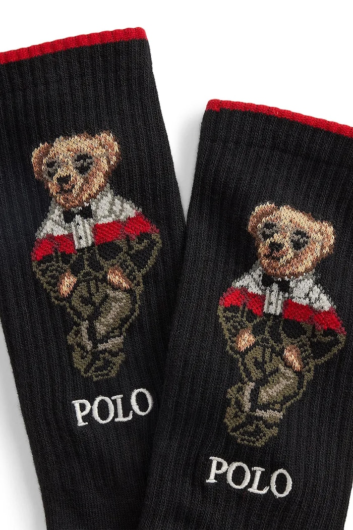 Polo Ralph Lauren skarpety męskie 6-pack 449P22353 czerwony AW26