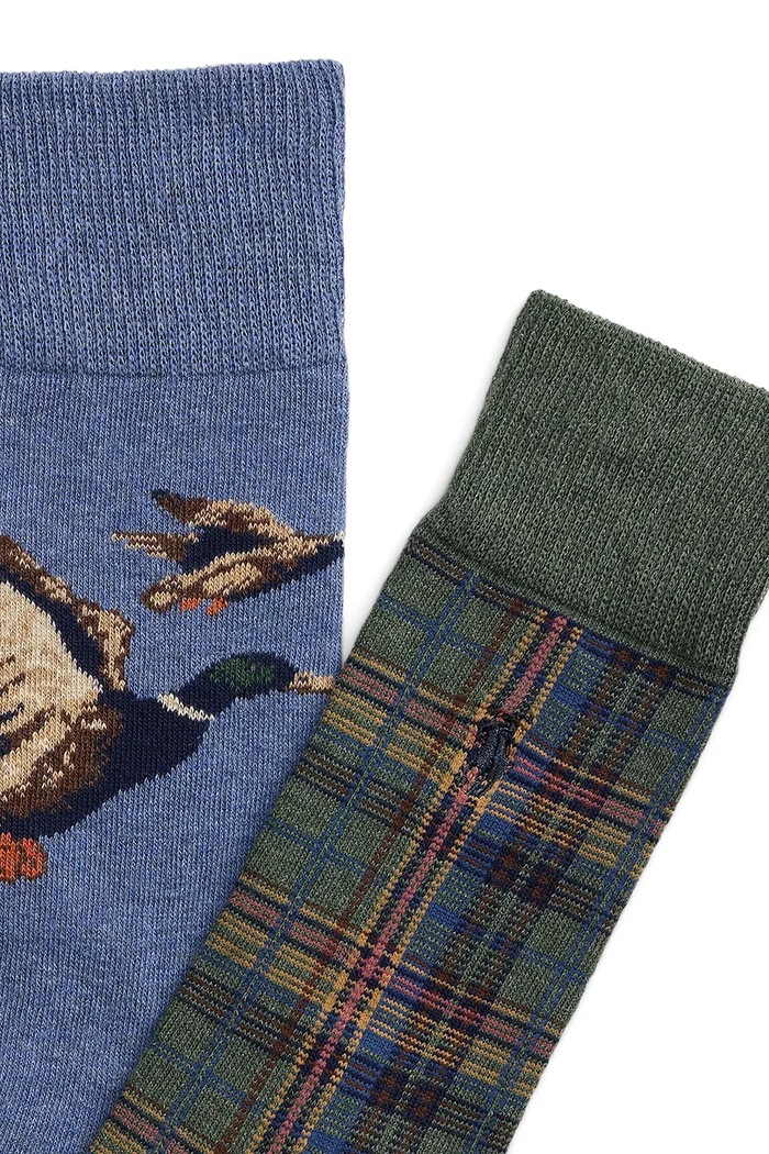 Polo Ralph Lauren skarpety męskie 2-pack 449P22352 multicolor AW26
