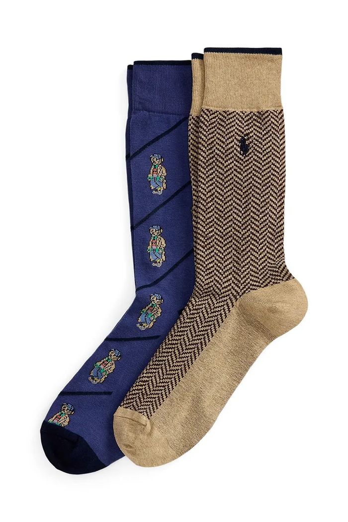 Polo Ralph Lauren Skarpety męskie z bawełną granatowy 449P22347