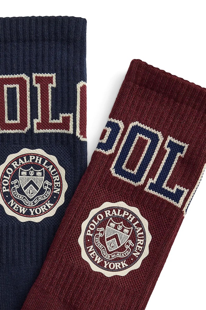 Polo Ralph Lauren Skarpety męskie 6-pack 449P22345 czerwony AW26