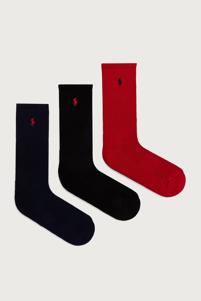 Polo Ralph Lauren Skarpety męskie 6-pack czarny 449P22344