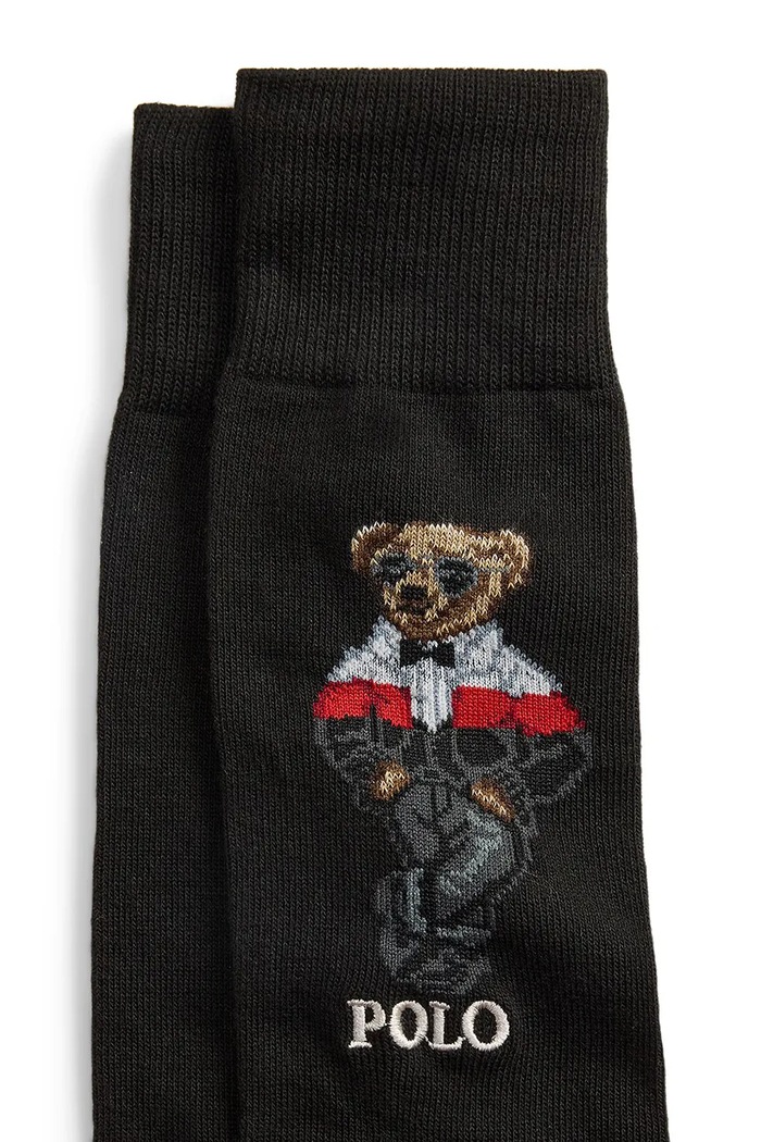 Polo Ralph Lauren Skarpety męskie z bawełną 2-pack 449P22333 czarny AW26