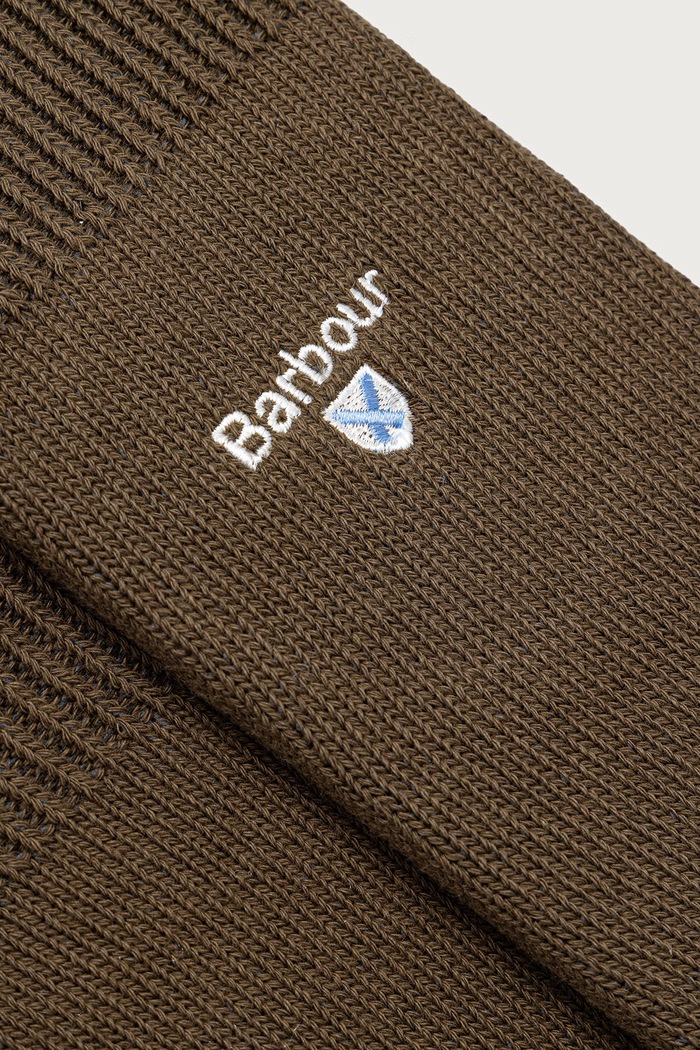 Barbour Κάλτσες ανδρικές με βαμβάκι MSO0220 πράσινο AW26