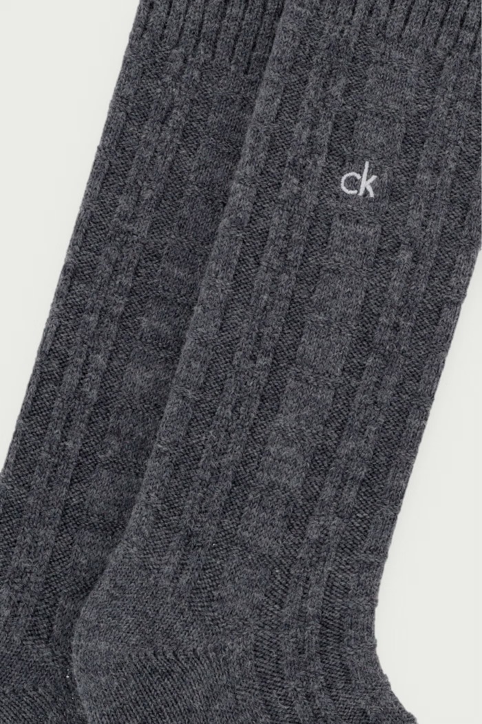 Calvin Klein Skarpety męskie z wełną 701241455 szary AW26