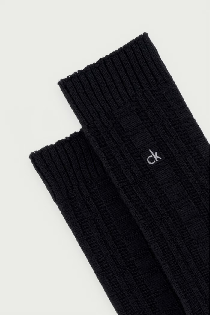 Calvin Klein Skarpety męskie z wełną 701241455 czarny AW26