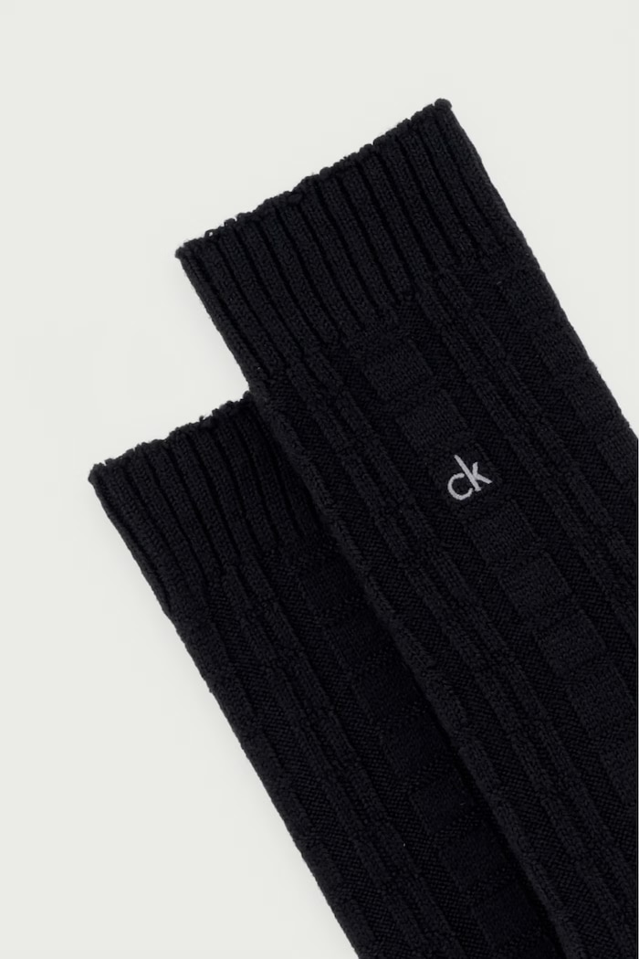 Calvin Klein Skarpety męskie z wełną 701241455 czarny AW26