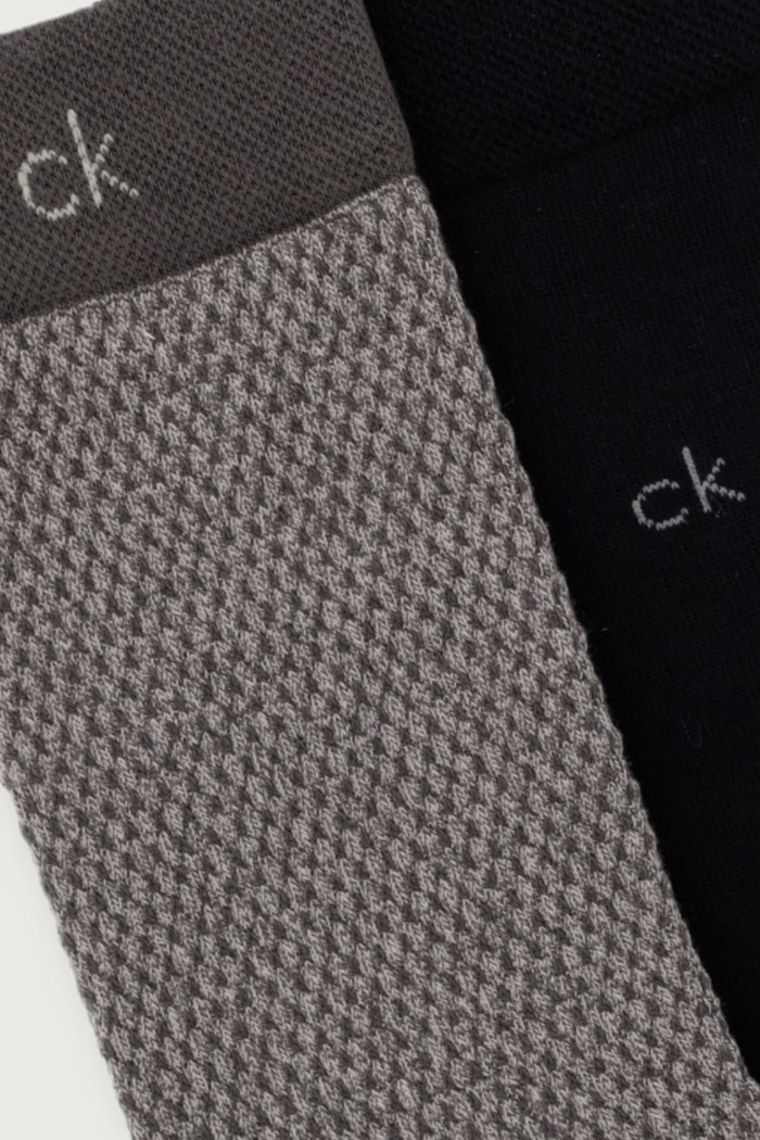 Calvin Klein skarpety męskie z bawełną 2-pack 701241442 zielony AW26