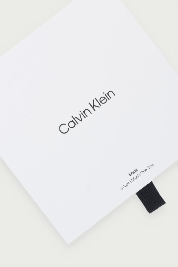 Odzież Calvin Klein Skarpety męskie z bawełną 4-pack 701241259 czarny