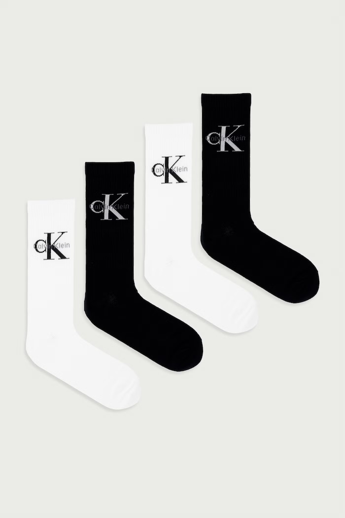Calvin Klein Skarpety męskie 4-pack czarny 701241258