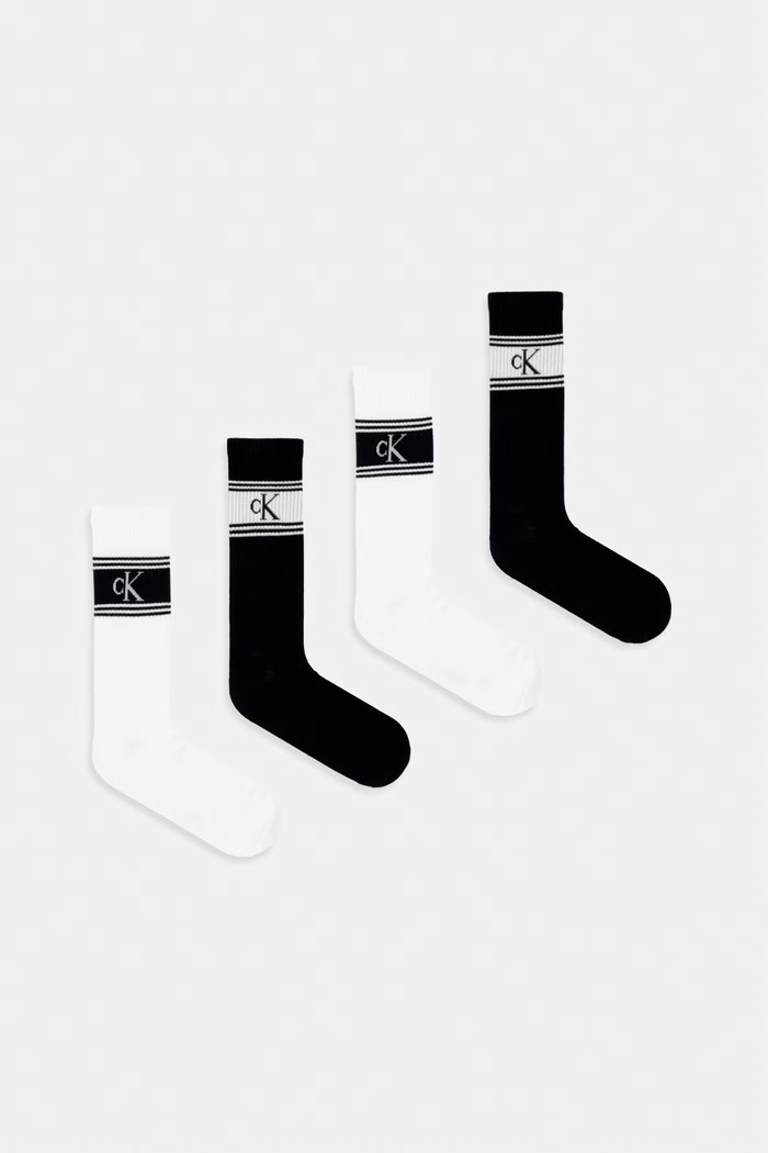 Calvin Klein Skarpety damskie 4-pack czarny 701241210