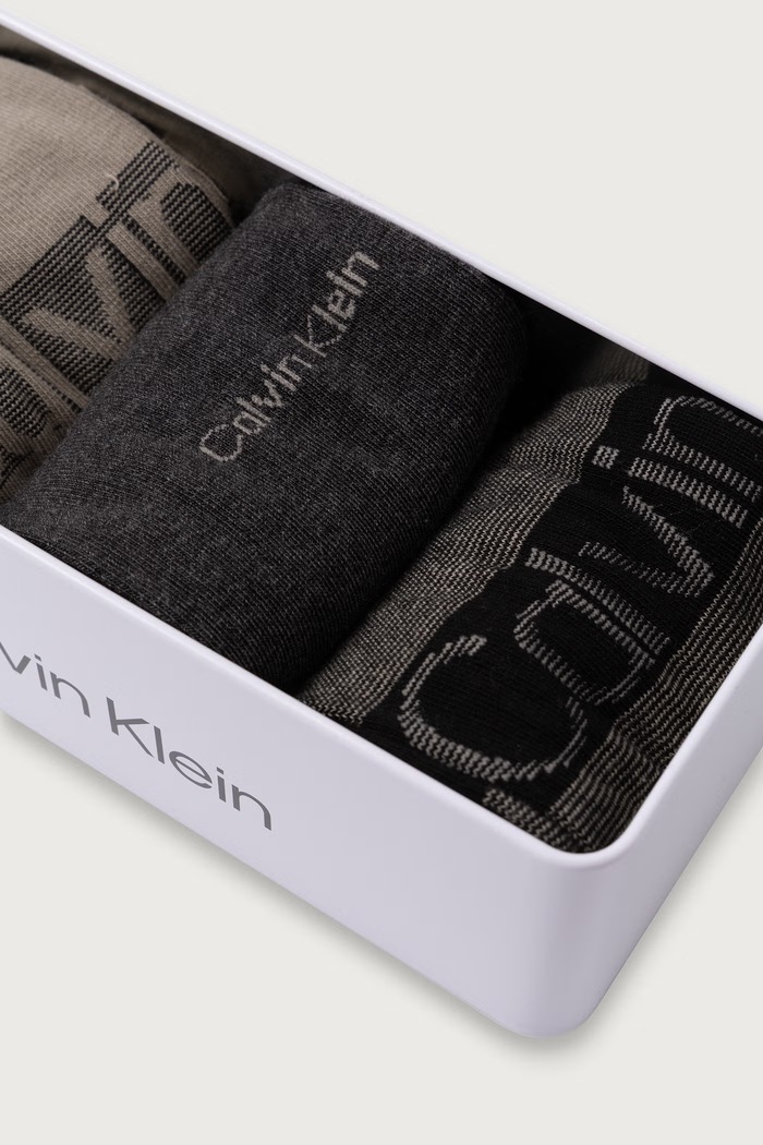 Odzież Calvin Klein Skarpety męskie 3-pack 701241208 szary