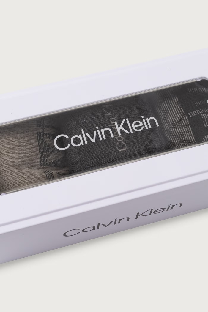 Skarpety męskie 3-pack Calvin Klein 701241208 szary