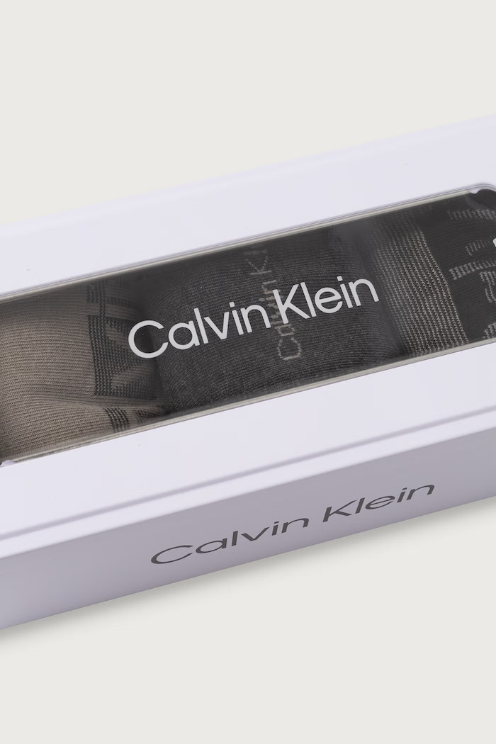 Skarpety męskie 3-pack Calvin Klein 701241208 szary