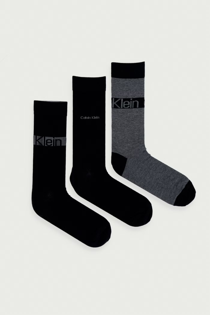 Calvin Klein Skarpety męskie 3-pack czarny 701241208