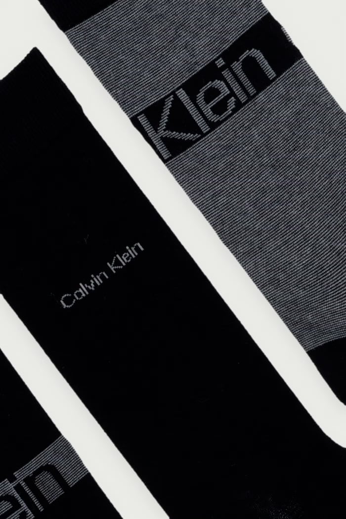 Calvin Klein Skarpety męskie 3-pack 701241208 czarny AW26