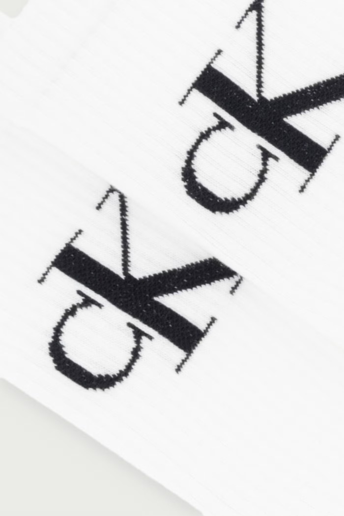 Calvin Klein skarpety męskie z bawełną 6-pack 701244099 biały AW26