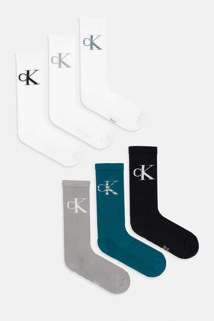 Calvin Klein skarpety męskie z bawełną 6-pack czarny 701244099