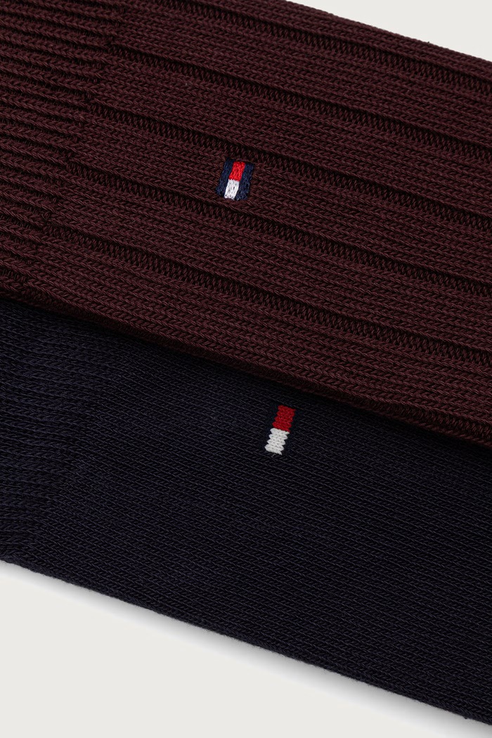 Tommy Hilfiger skarpety męskie 2-pack 701241829 bordowy AW26