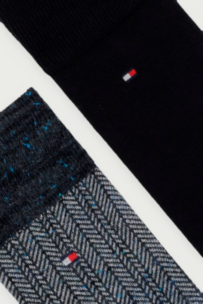 Tommy Hilfiger Șosete pentru bărbați pachet de 2 701241824 negru AW26