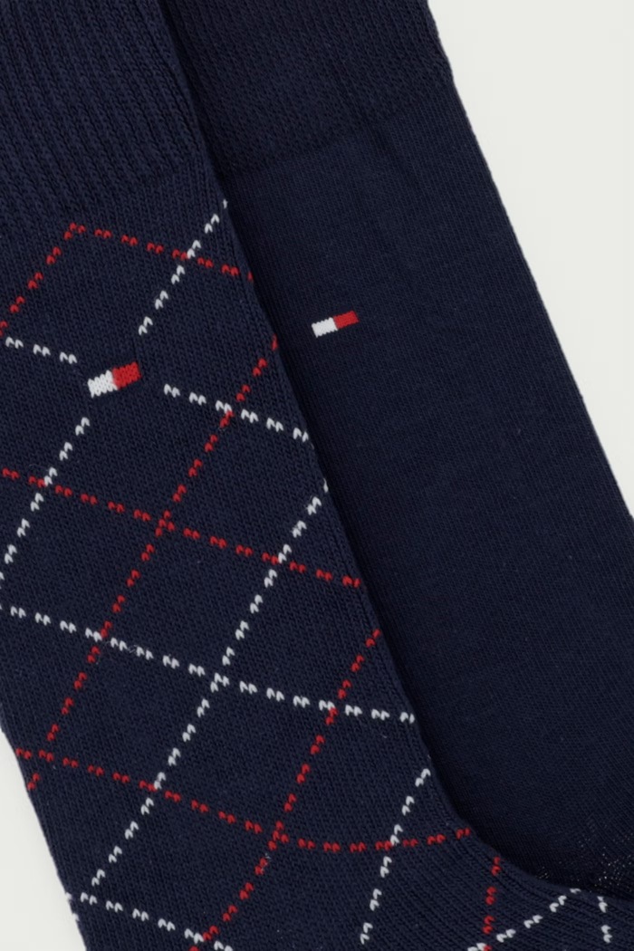 Tommy Hilfiger skarpety męskie 2-pack 701241821 granatowy AW26