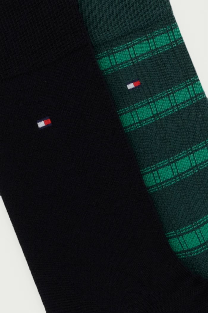 Tommy Hilfiger skarpety męskie 2-pack 701241820 zielony AW26