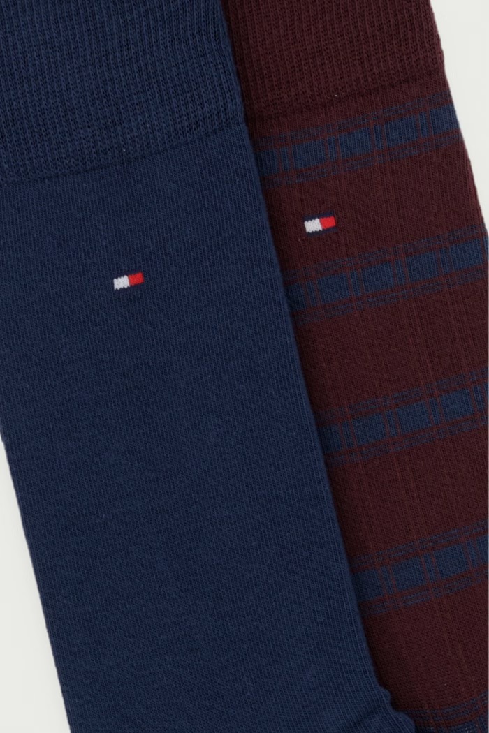 Tommy Hilfiger skarpety męskie 2-pack 701241820 bordowy AW26