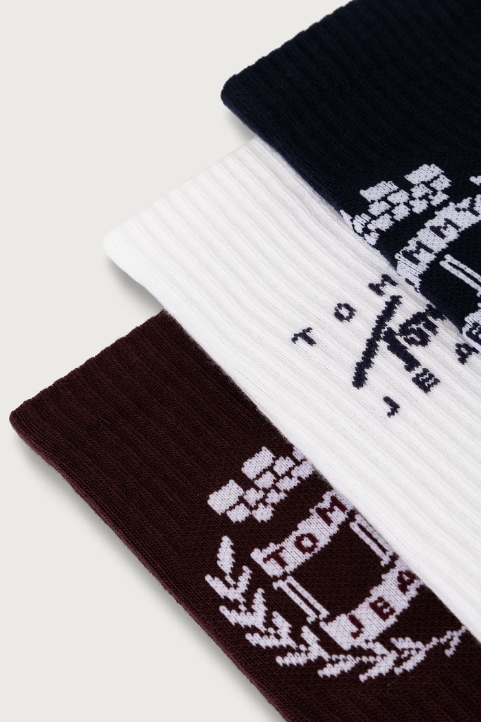 Tommy Hilfiger Skarpety męskie 3-pack 701242190 granatowy AW26