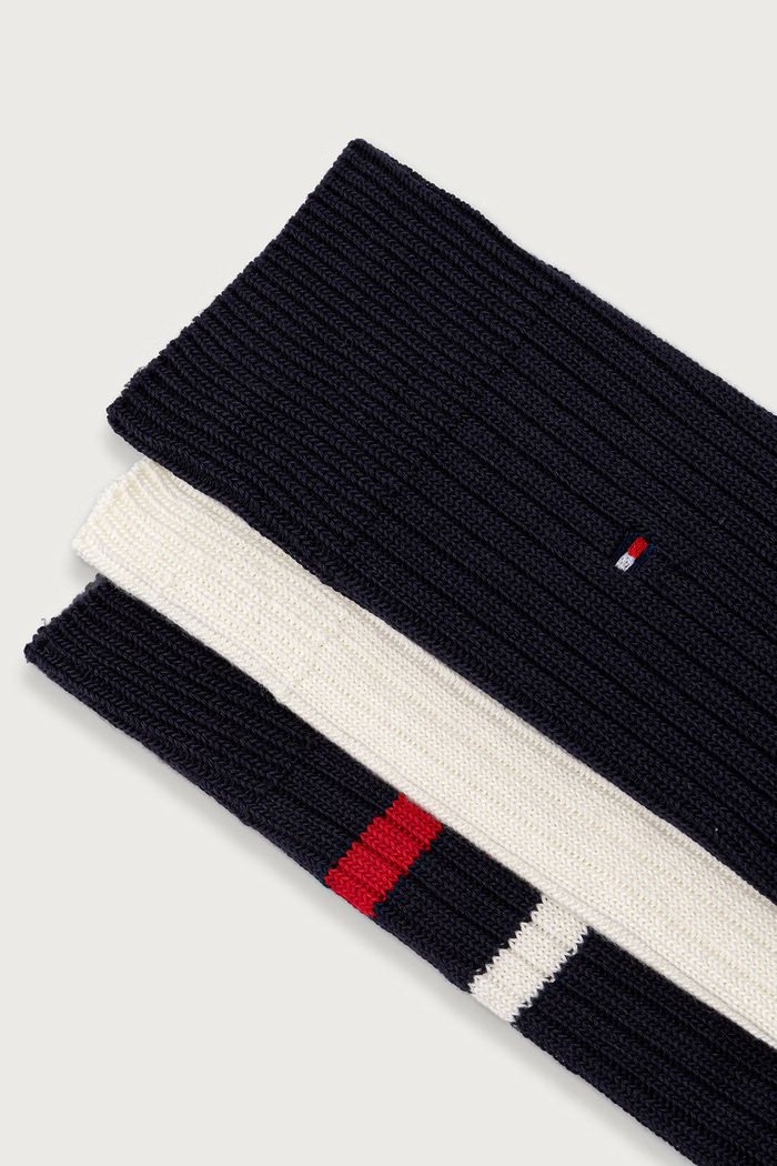 Tommy Hilfiger Skarpety męskie 3-pack 701241160 granatowy AW26