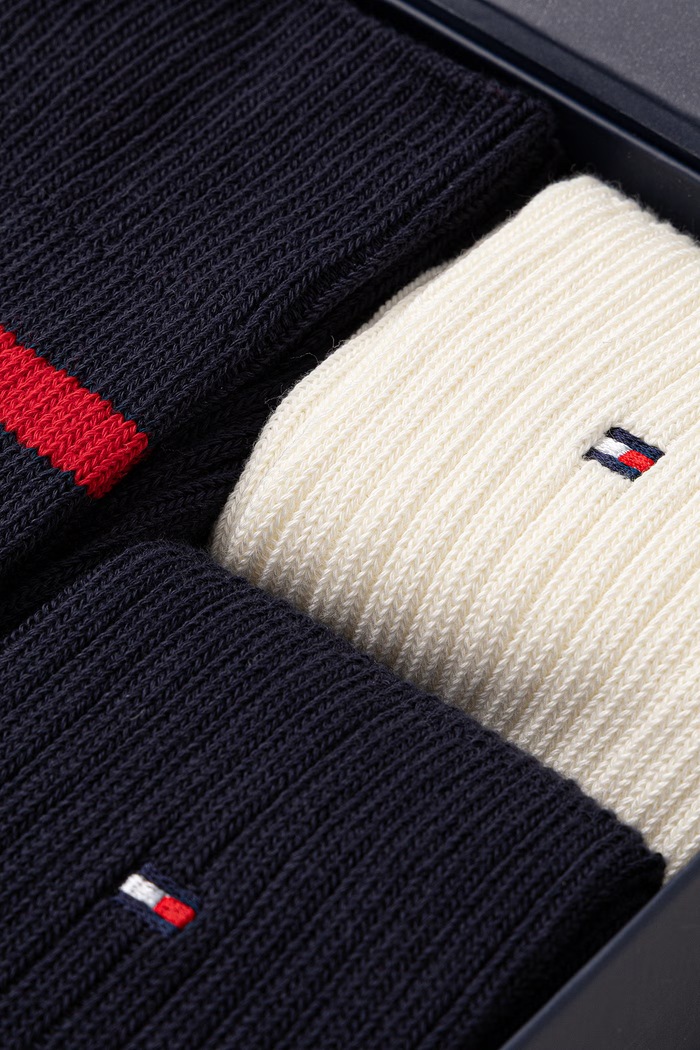 Odzież Tommy Hilfiger Skarpety męskie 3-pack 701241160 granatowy