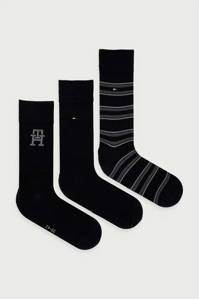 Tommy Hilfiger Skarpety damskie 3-pack czarny 701241159