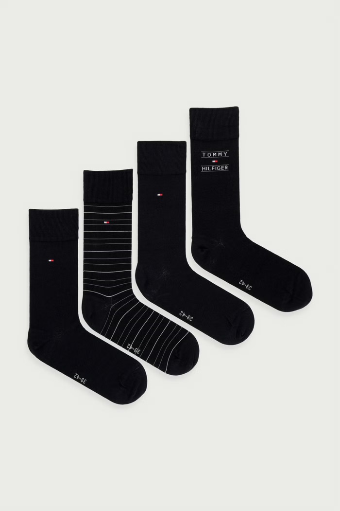 Tommy Hilfiger Skarpety męskie 4-pack czarny 701241158