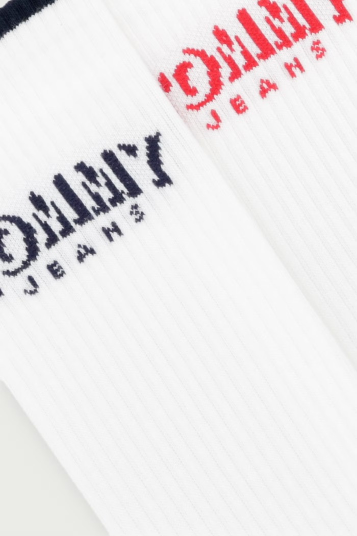 Tommy Hilfiger skarpety męskie z bawełną 2-pack 701242194 biały AW26