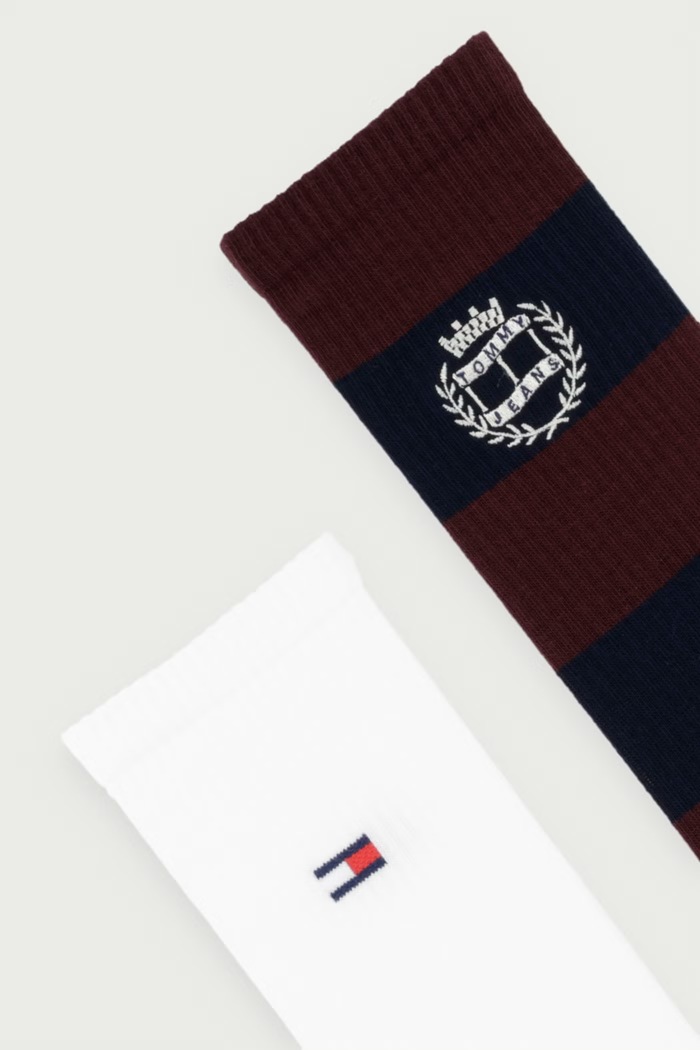 Tommy Hilfiger skarpety męskie 2-pack 701241825 bordowy AW26
