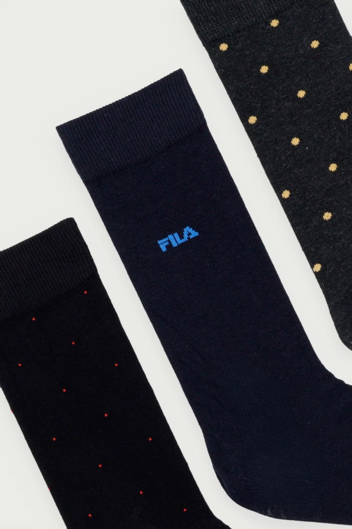 Fila Skarpety damskie bawełniane 3-pack F5529CD czarny AW26